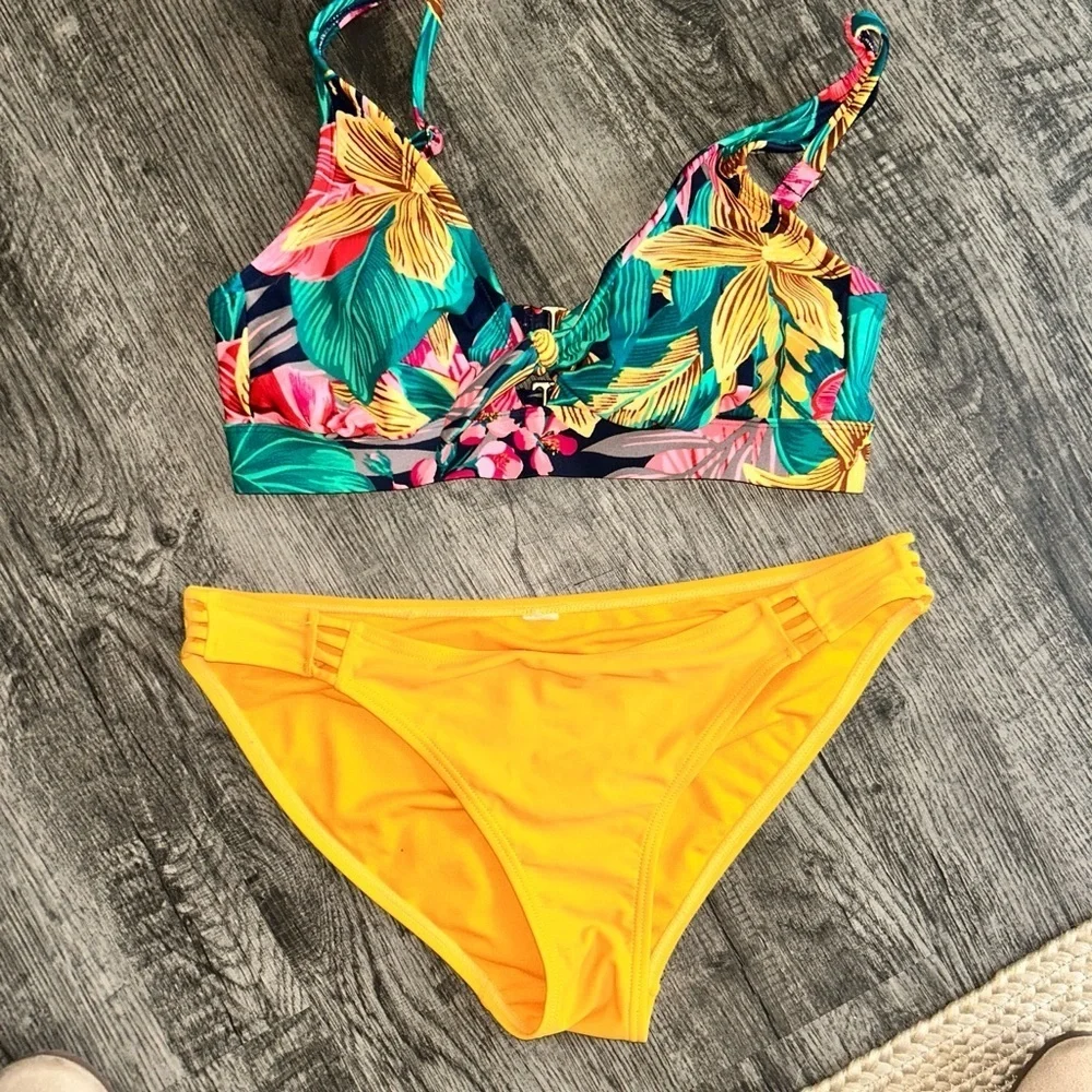 Tropical Floral Bikini Set